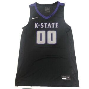 Nike Dri-Fit Kansas State Wildcats #00 Basketball Jersey Womens Size M Black